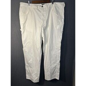 Wrangler Workwear  44x30  NEW Men's White Relaxed Fit Tool Pocket Painter Pants